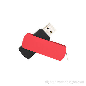 Swing USB flash drive, 128MB-64GB, customized customer's logo